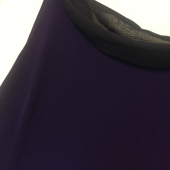 NWT Tahari Deep Purple Long Dress - Picture 4 of 12